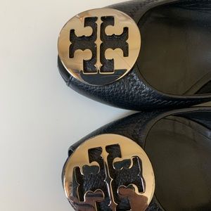 Tory Burch Leather Wedges